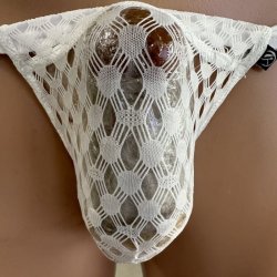 画像1: 豆絞り風ネット黒猫白
