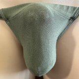 縦極小薄手のベア天竺素材黒猫ウグイス