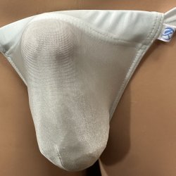 画像2: やや小さめシースルー水着系素材黒猫薄水色
