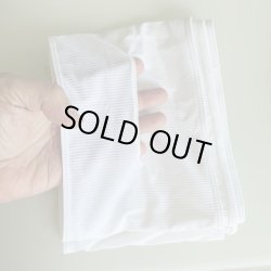 画像2: 穴あきシースルーボーダー素材六尺白