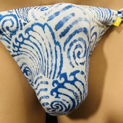 画像3: 掠れ荒波紋様黒猫（水着系素材）