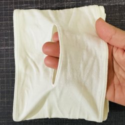 画像2: 穴空き ウール混天竺ニット六尺キナリ