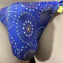 画像2: 花火黒猫ライトネイビー（薄手の綿混柔らか素材）