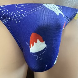 画像3: 夏レトロ紋様黒猫（薄手の綿混柔らか素材）