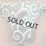 唐草紋様縄猫（綿混柔らか素材＋縄）