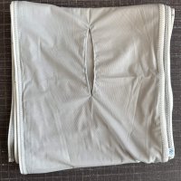 2／3幅！！穴空き 極薄シースルー機能性素材六尺薄灰色（仕上がり20センチ幅）