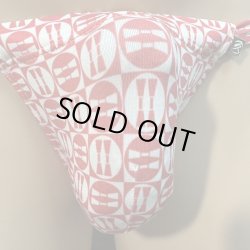 画像3: 尺八市松紋様黒猫（水着系素材）