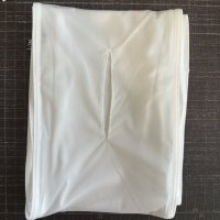 穴空き 極薄シースルー機能性素材六尺白（半幅15センチ仕上げ）