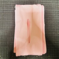 超極細！！穴空き ちょっと薄手の水着系素材六尺薄ピンク