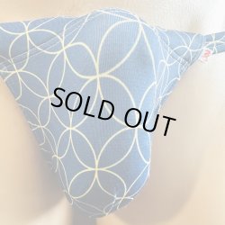 画像3: 七宝紋様黒猫（薄手の綿混柔らか素材）