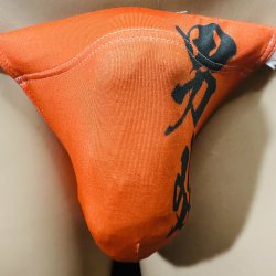 画像1: 筆文字シリーズ男狩黒猫（水着系素材）
