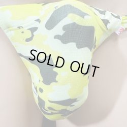 画像3: 迷彩黒猫黄色（薄手の綿混柔らか素材）