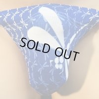 勝ち虫紋様黒猫（薄手の綿混柔らか素材）大蜻蛉