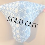 反転籠目紋様黒猫（薄手の綿混柔らか素材）