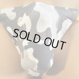 迷彩黒猫（薄手の綿混柔らか素材）