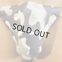 迷彩黒猫（薄手の綿混柔らか素材）