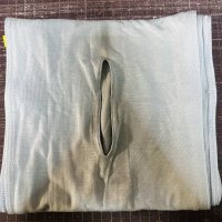 2/3幅！！穴空き 薄手の天竺ニット素材六尺浅縹色