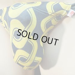 画像2: 吉原繋ぎ紋様黒猫（薄手の綿混柔らか素材）