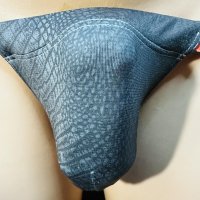 クロコダイル黒猫（薄手の綿混柔らか素材）