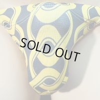 吉原繋ぎ紋様黒猫（薄手の綿混柔らか素材）