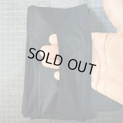 画像2: 極細！穴空き 薄手の機能系パンチホール六尺黒（仕上がり10センチ）