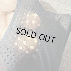 画像3: 極細！穴空き 薄手の機能系パンチホール六尺黒（仕上がり10センチ）