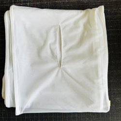 画像1: 2／3幅！！穴空き 極薄シースルー機能性素材六尺白（仕上がり20センチ幅）