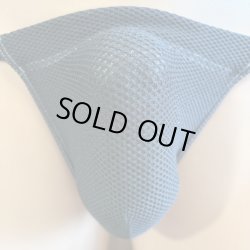 画像1: やや小さめ膨れメッシュ黒猫黒（色物より膨れがやや細かくやや薄い膨れメッシュです）