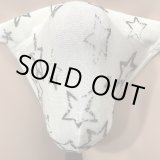 画像: 極小柔らか極上ウール混ベア天竺黒猫星柄