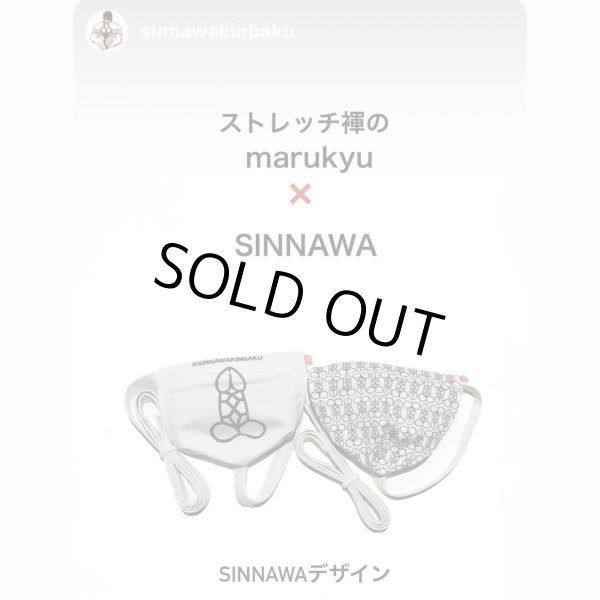 画像1: SINNAWAデザイン黒猫白1（水着系素材） (1)