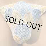 画像: やや小さめ賑やか和紋青海黒猫（薄手の綿混柔らか素材）