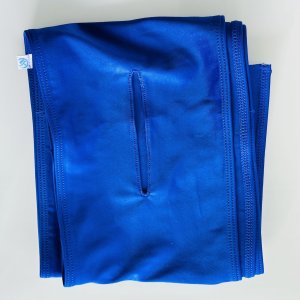 画像: 穴空き 薄手の水着系素材六尺光沢ライトネイビー
