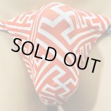 画像: やや小さめ工字紋様黒猫（薄手の綿混柔らか素材）