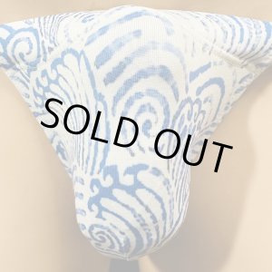 画像: 掠れ荒波紋様黒猫(水着系素材)