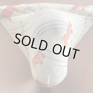 画像: 水紋金魚縄猫（綿混柔らか素材＋縄）