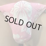 画像: ピンクハイビスカス黒猫（薄手の綿混柔らか素材）　