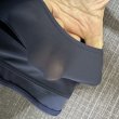 画像3: 超極細！！穴空き 水着系素材六尺マッドネイビー（10センチ幅） (3)