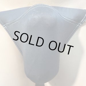 画像: やや小さめ薄手の機能性素材黒猫黒