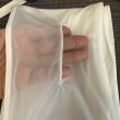 画像2: 穴空き 極薄シースルー機能性素材六尺白（半幅15センチ仕上げ） (2)