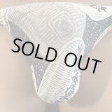 画像: 極小パリッと薄手の小判紋様黒猫