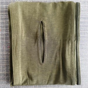 画像: 2/3幅!!穴空き 薄手のベア天竺ニット六尺濃抹茶(仕上がり20センチ幅)