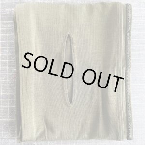 画像: 半幅!!穴空き 薄手のベア天竺ニット六尺濃抹茶(仕上がり15センチ幅)