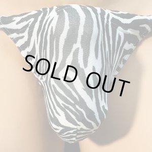 画像: ゼブラ縄猫(綿混柔らか素材+縄)