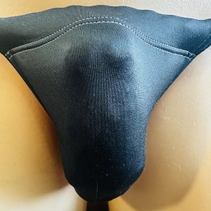 画像: 水着系素材縄猫光沢黒(水着系素材+縄)