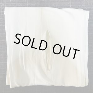 画像: 2／3幅！！穴空き 薄手のベア天竺ニット六尺生成（仕上がり20センチ幅）