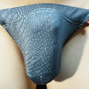 画像: クロコダイル黒猫(薄手の綿混柔らか素材)