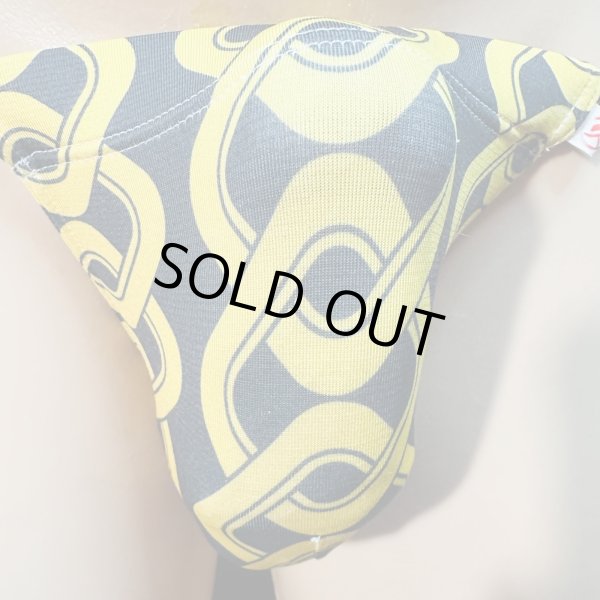 画像3: 吉原繋ぎ紋様黒猫（薄手の綿混柔らか素材） (3)