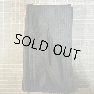 画像: 極細!穴空き 薄手の機能系パンチホール六尺黒(仕上がり10センチ)