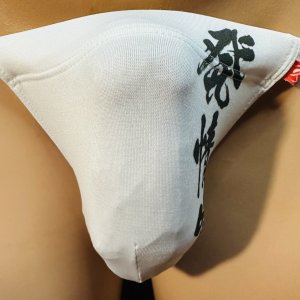 画像: 筆文字発情熊黒猫(薄手の綿混柔らか素材)