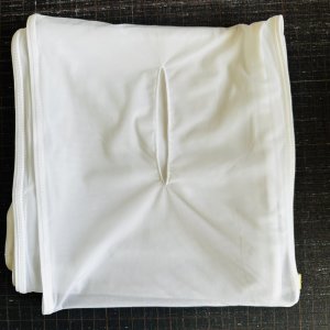 画像: 2/3幅!!穴空き 極薄シースルー機能性素材六尺白(仕上がり20センチ幅)